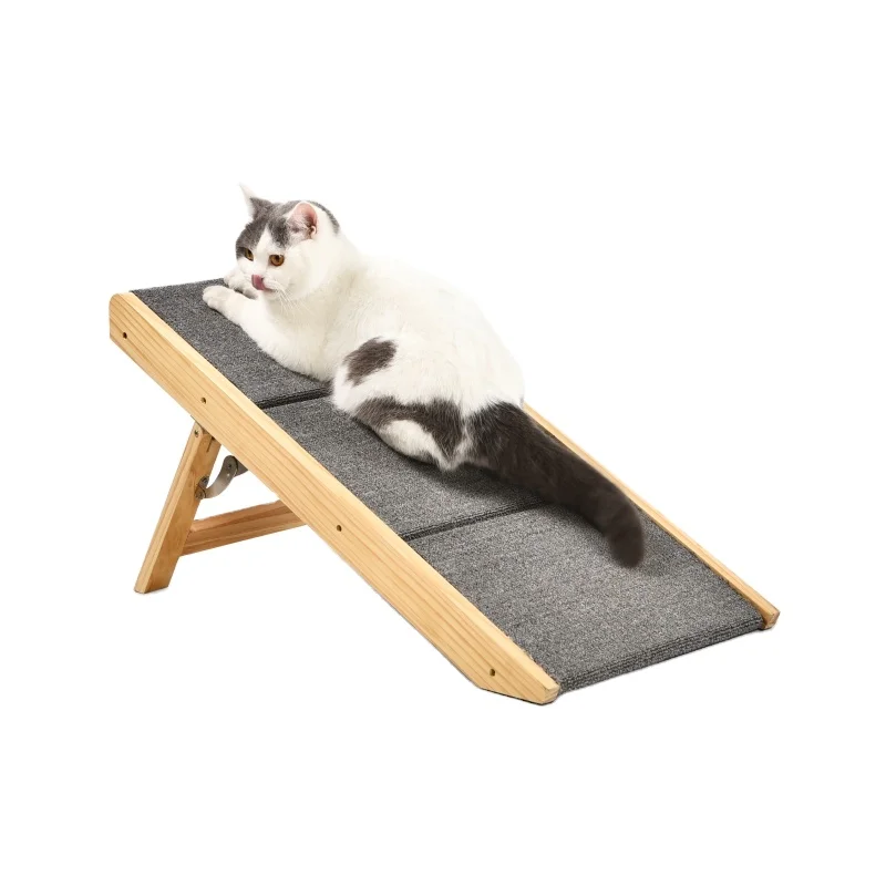 Foldable Nonslip Design Pet Steps Ramp Combo Dog Cat Ramp Stairs Easy Access to High Beds