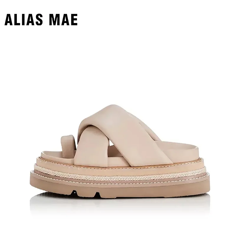 ALIAS MAE VENGA Women's Summer Classic High Quality Popular 2023 Thick Sole Versatile Beach Resort Sandals