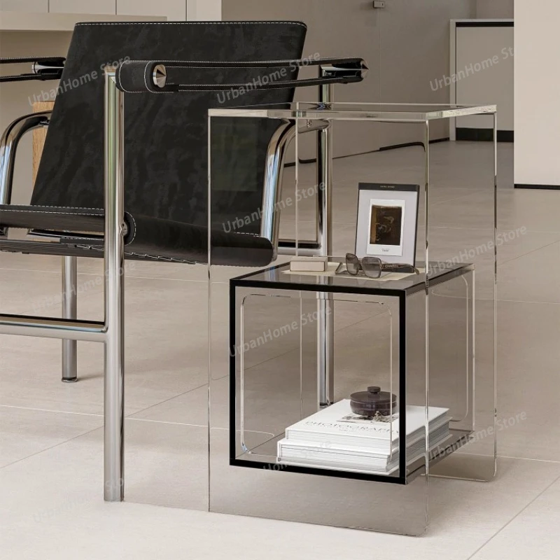 

Bedside Table Bedroom Café Tables Side Corner Modern Coffee Table Café Table Living Room Acrylic Café Furniture Salontafel MHKFZ