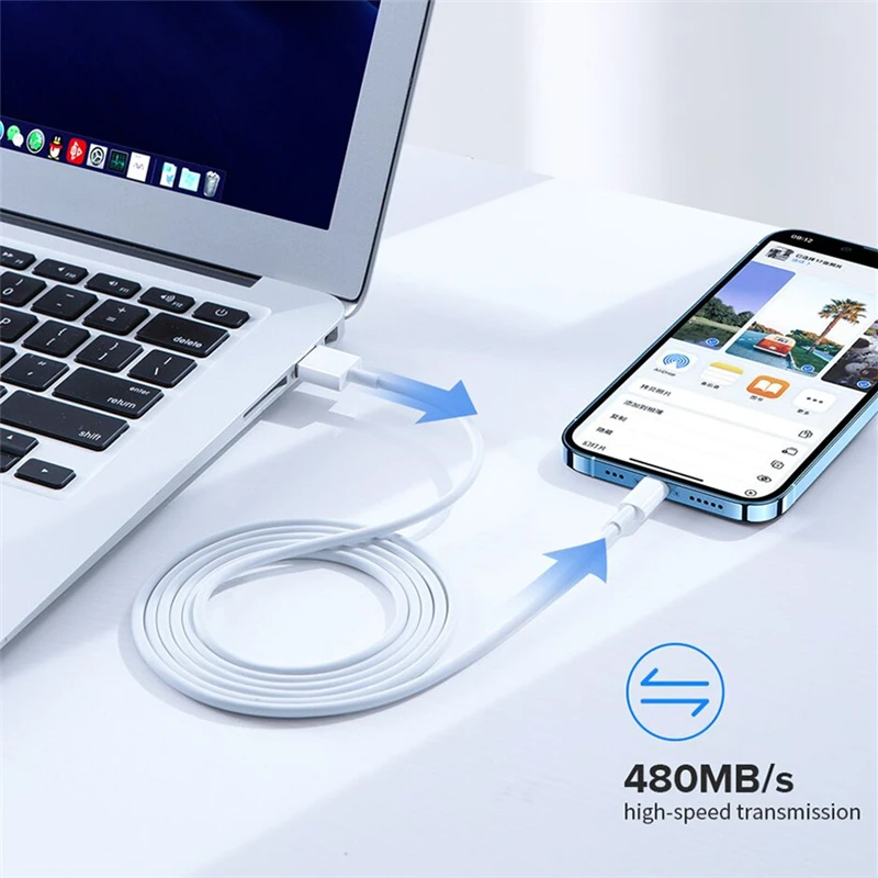 Fast Charging Original USB Cable for iPhone X XR 6 6S 7 8 14 Plus 11 12 13 Pro XS Max 1m 1.5m 2m USB Data Charger Cable With Box