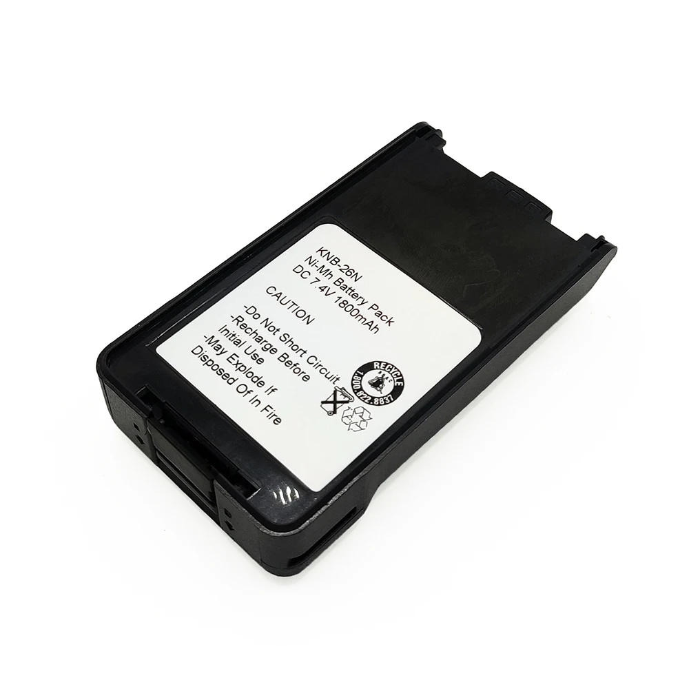KNB-26N 1800mAh High Capacity Ni-Mh Battery 7.4V Replacement for Kenwood TK-2140 TK-2160 TK-3140 TK-2170 Walkie Talkie Two Way R