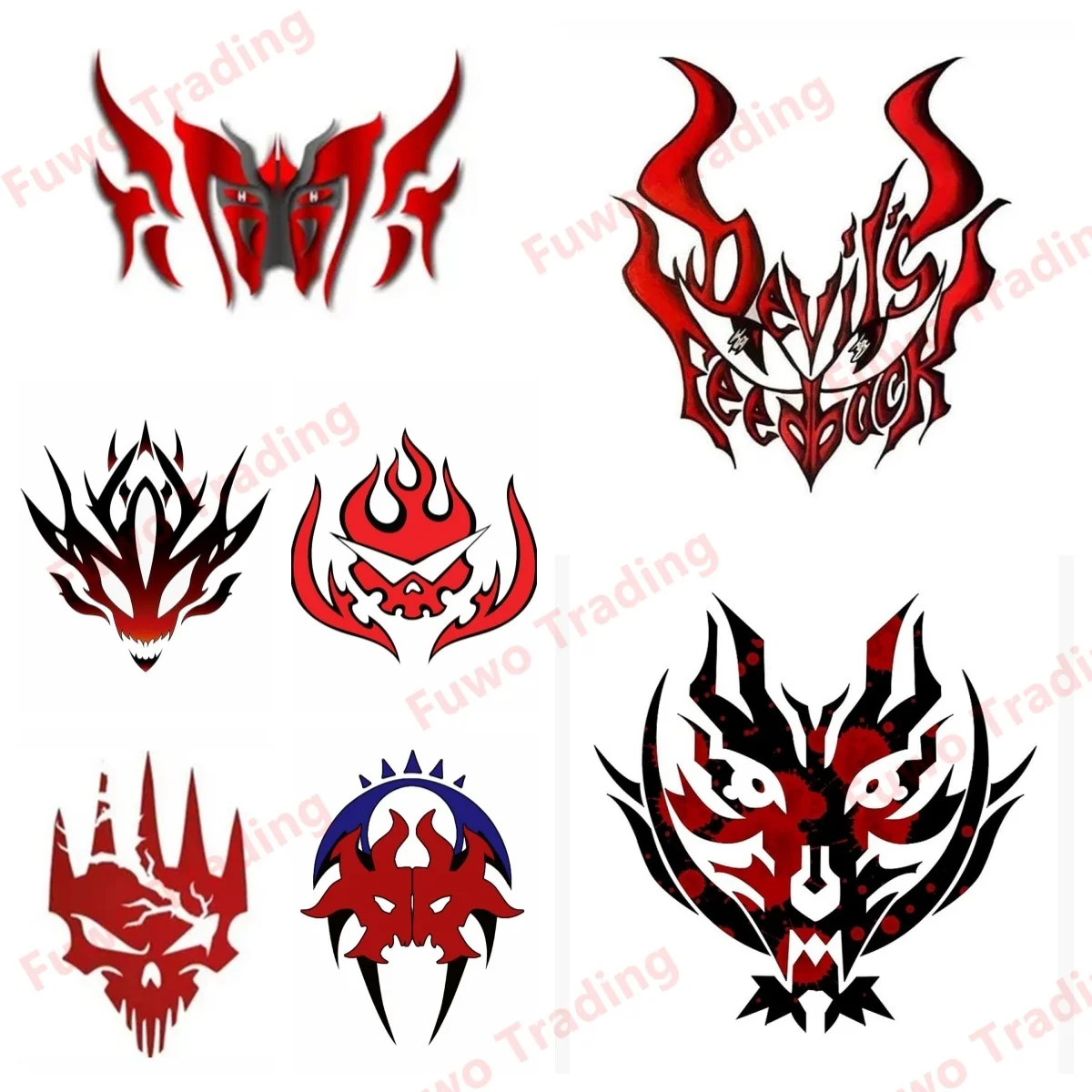 

Креативная наклейка на автомобиль, маска дьявола для автомобиля, мотоцикла, гоночного шлема, ноутбука, багажника, кузова, окна автомобиля, доски для серфинга, виниловые наклейки из ПВХ