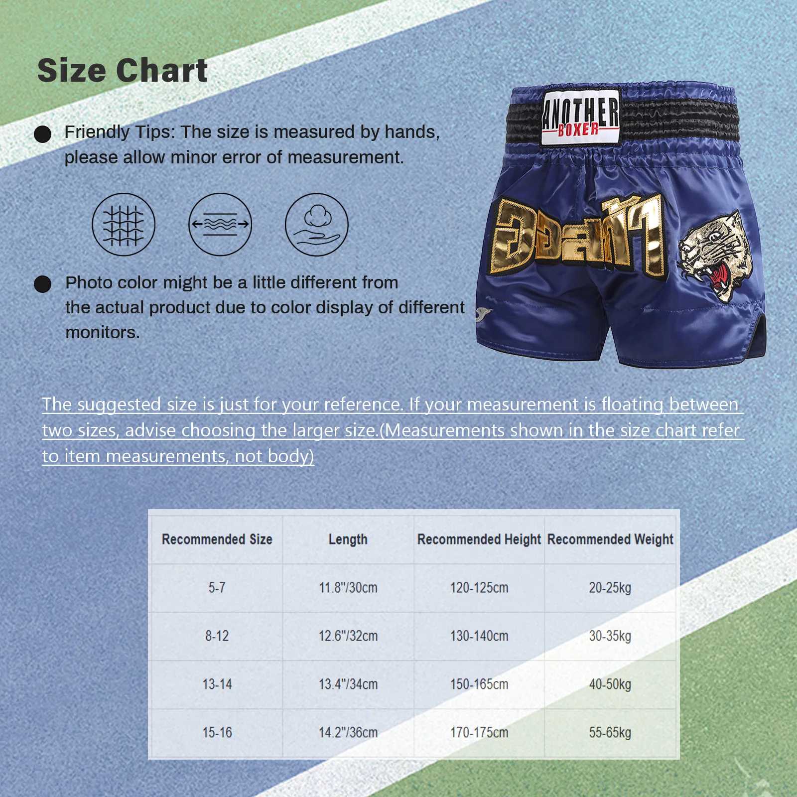 أطفال بنين بسط كتلة اللون الملاكم الملاكمة التايلاندية السراويل المختلطة فنون الدفاع عن النفس الملاكمة التدريب زي لحفلة الهالوين تأثيري #6
