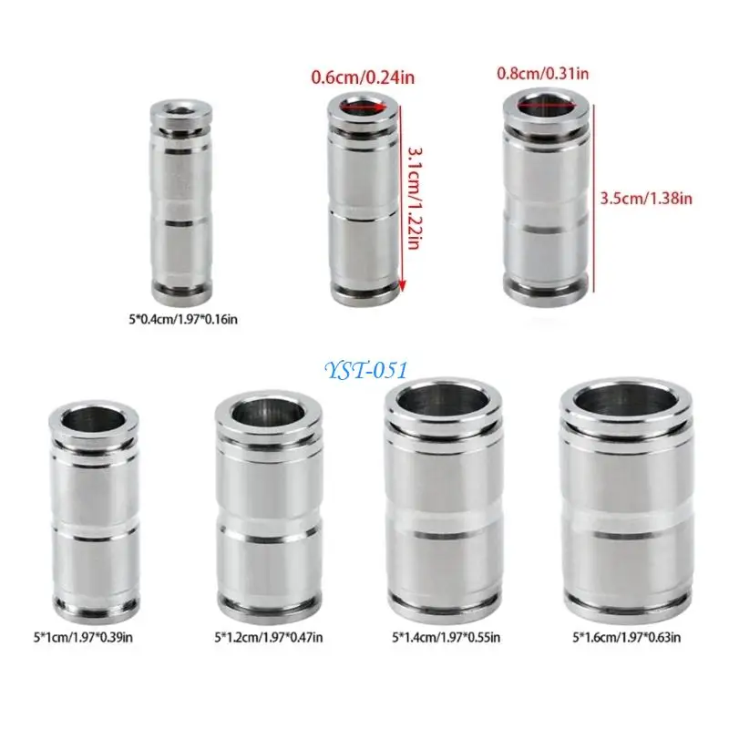 E15A Corrosion Resistant Pneumatic Quick Connectors Plugs Coupler Steel Construction Seamlessly Airflows Control Durability