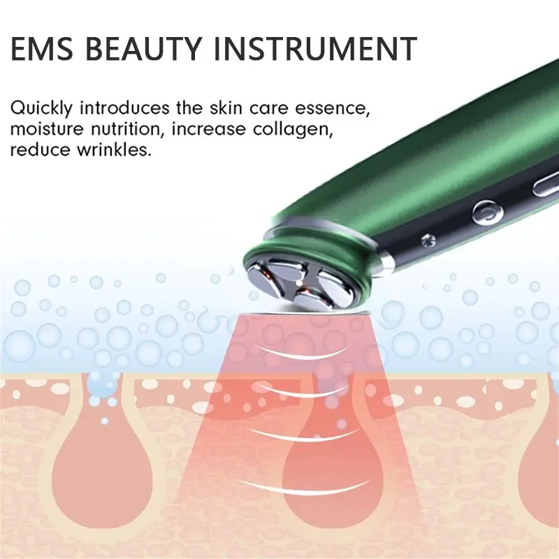 EMS Eye Beauty Massage Machine Import Eye Cream Eye Bags Black Eyes Remover Anti Aging Anti-Wrinkle Lightening Skincare Device