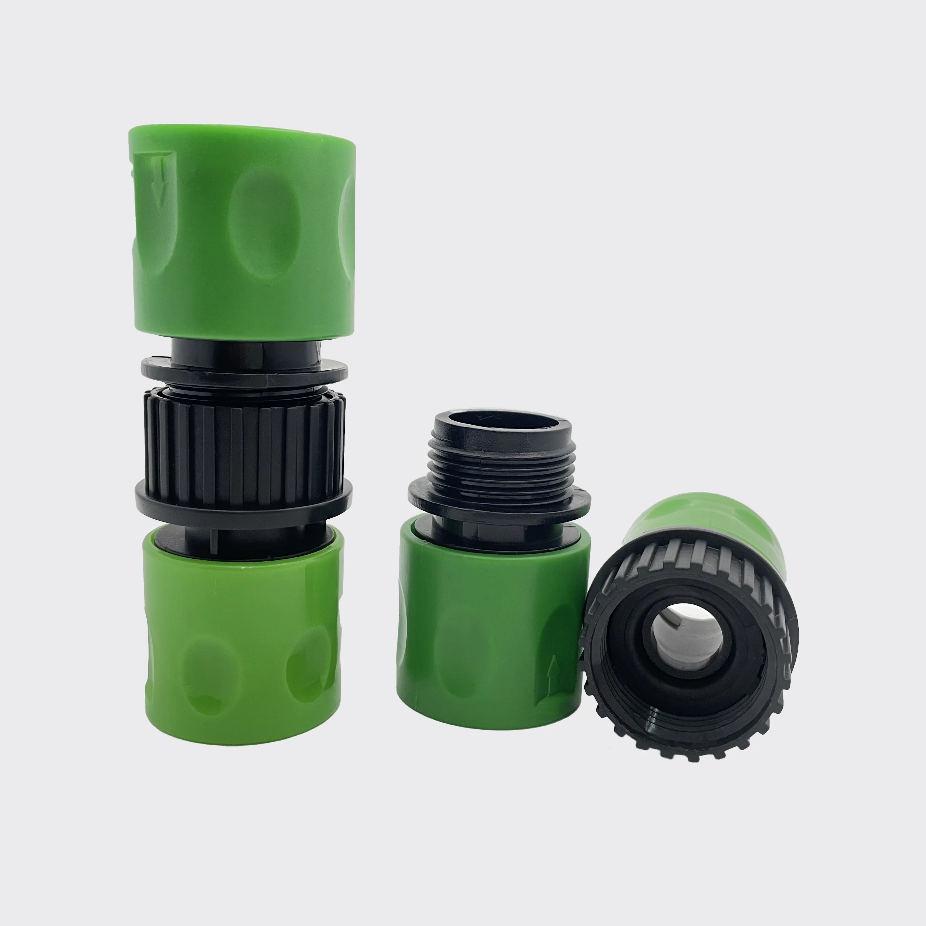 Quick Connector 3/4 Inch Thread Male and Female Hose Pipe Faucet Adapter for Garden Tubing Drip Irrigation Watering System