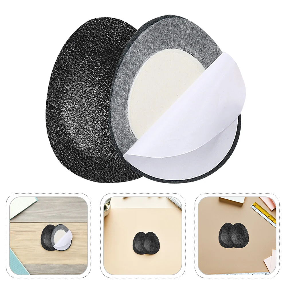 

2Pairs PU Soft Half Insoles Shock Absorbing Metatarsal Foot Pads Self Adhesive Shoe Cushion Inserts for Men Women