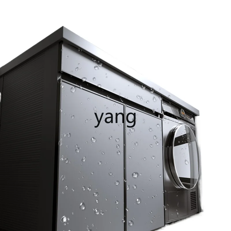 Yjq Alumimum Integrated Balcony Washing Machine Cabinet Partner with Washboard Pool Bad Inter-Platform Basin Combination