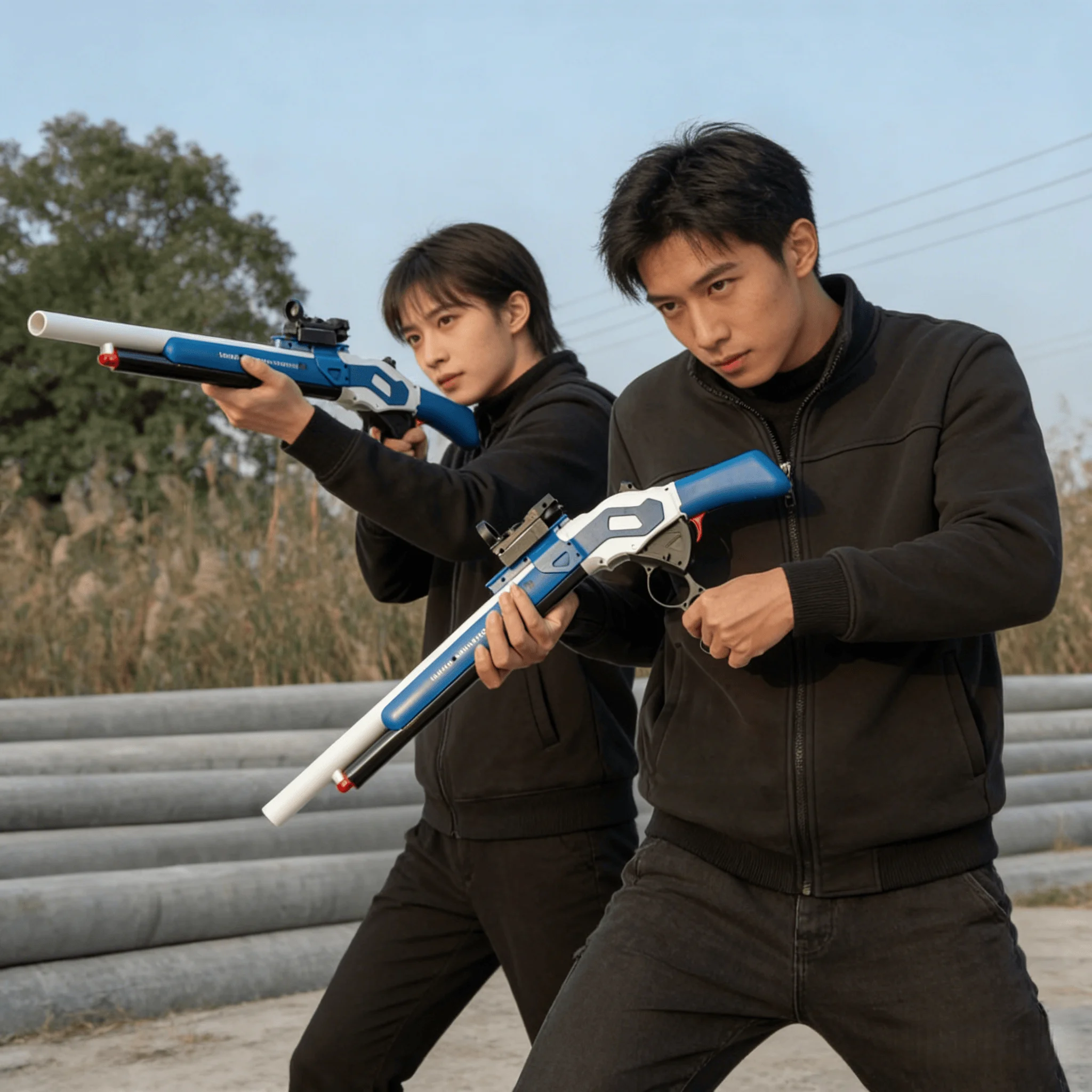 

Soft bullet gun, bullet gun, blaster, plastic manual launcher, go play with friends