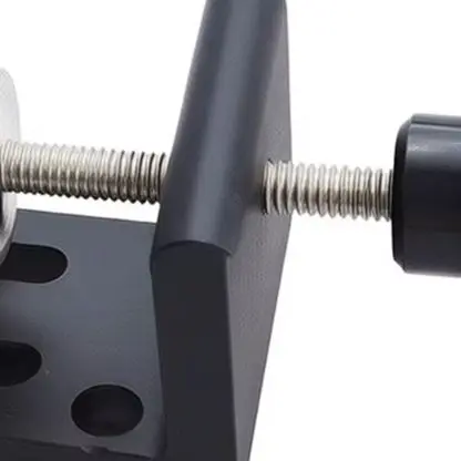 Pocket Hole Jig Kit for DIY Projects with Vertical Drill Bit Entry and Scale Markings 80x50x95mm Aluminum Alloy