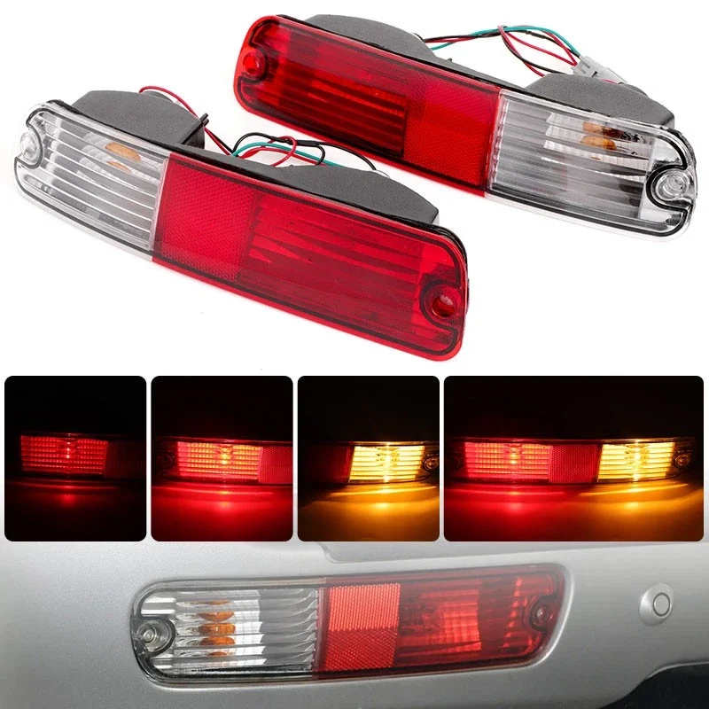 Rear Lights for Pajero V73 2003-2006 Back Lamp for Montero V75 Stop Lamp for Shogun V77 MN133775 MN133776 with Bulb New