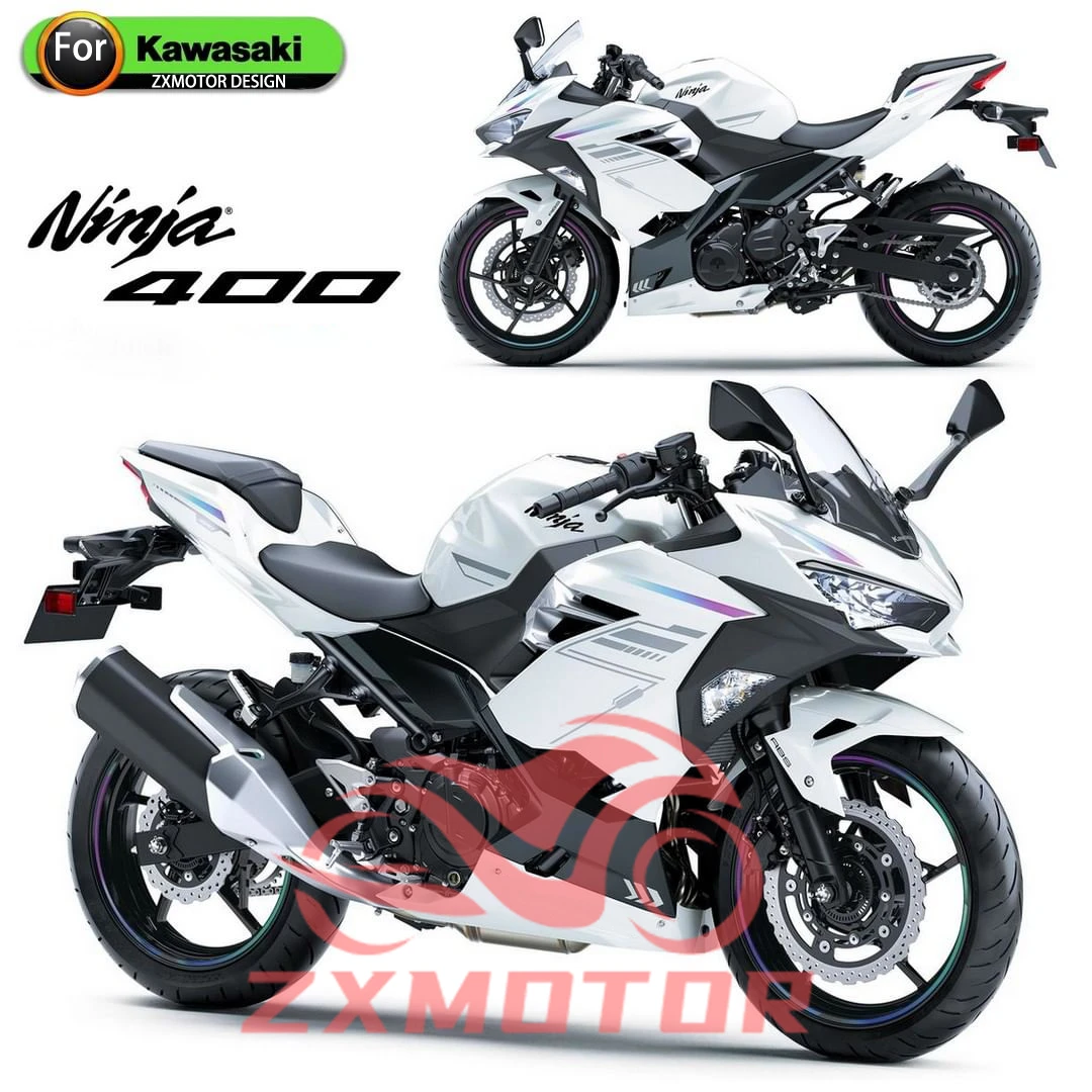 

Комплект обтекателей Prime, подходящий для Kawasaki Ninja 400 18 19 20 21 22 23 24, инъекционные обтекатели мотоцикла по индивидуальному заказу EX400 2018-2024