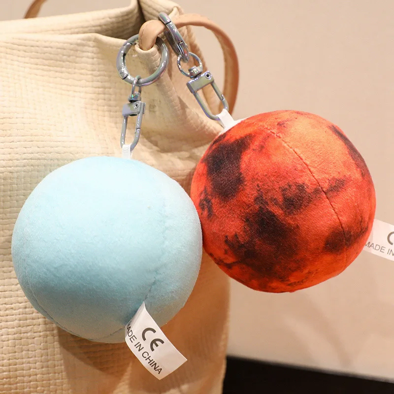 リアルな太陽系惑星地球太陽火星ぬいぐるみキーホルダーぬいぐるみ水星木星土星天王星海王星教育玩具ペンダント