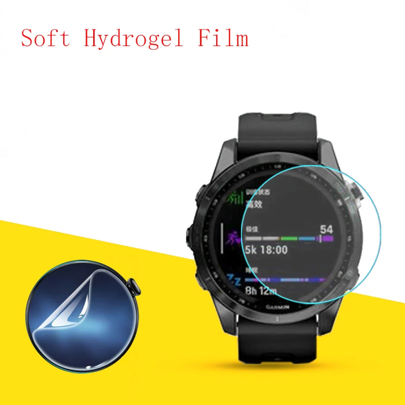 투명 HD 투명 보호대 보호 가드 스마트 워치, 소프트 하이드로겔 필름, 가민 페닉스 7S, 42mm, 10PCs