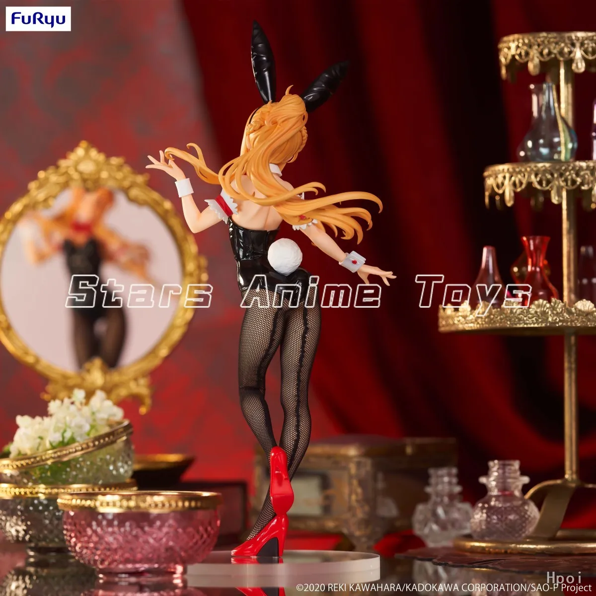

Оригинальная фигурка FuRyu BiCute Bunnies Sword Art Online Asuna Black Bunny, аниме, модель ручной работы, коллекция игрушек