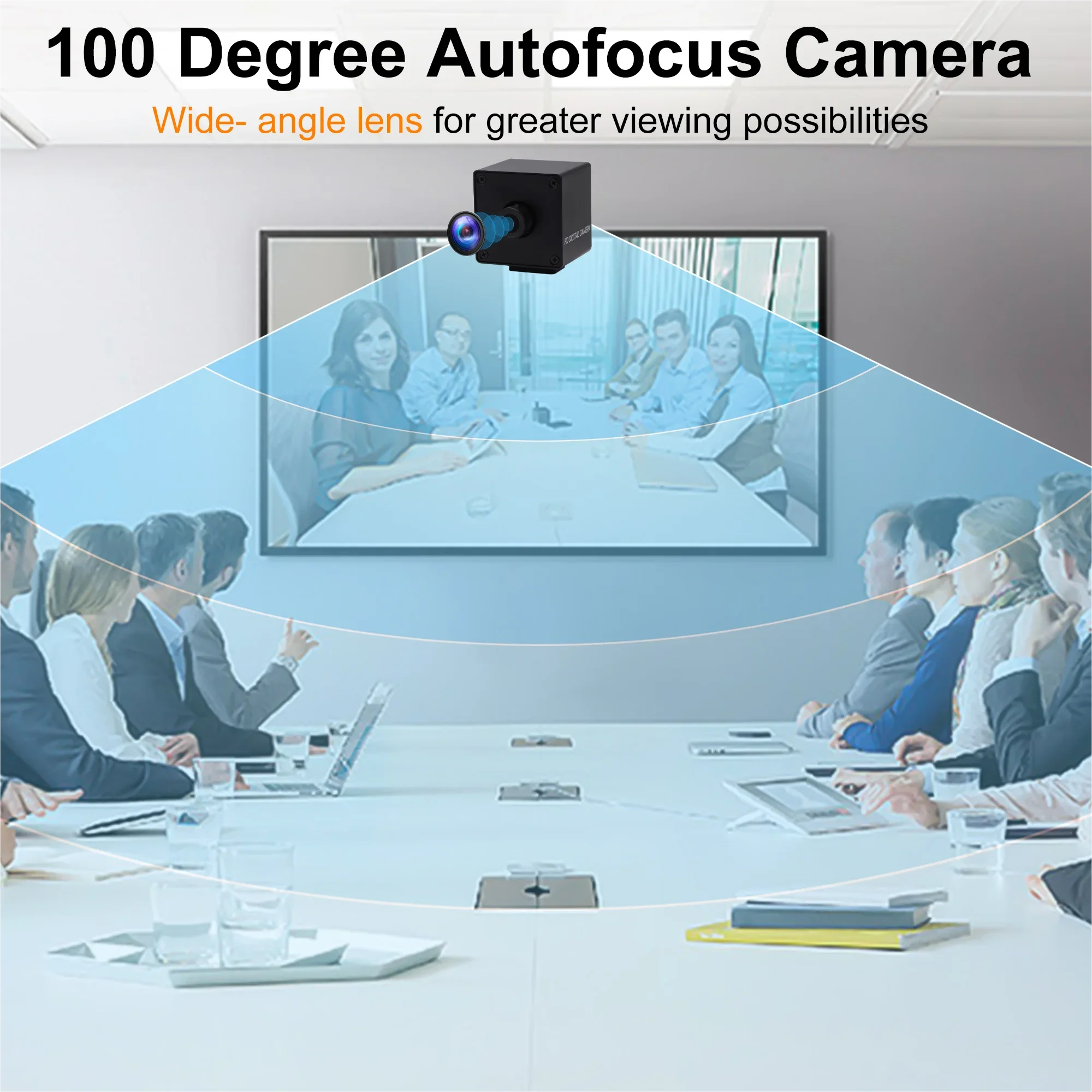 ELP HD 1080P 30fps Mini USB Webcam Autofocus Wide Angle No Distortion USB2.0 OTG for Monitoring, 3D Printer, Home Security