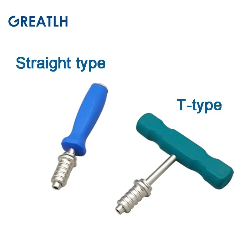 Stainless Steel Hollow Reamer Hollow Mill Bone Screw Extractor Quick Coupling Handle Orthopedic Surgery Instrument pet