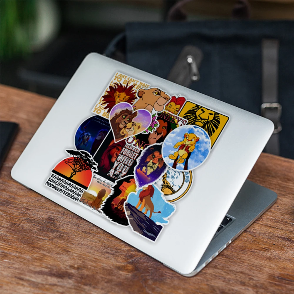 10/30/50pcs Disney Moive The Lion King Anime Stickers Graffiti Helmet Computer Notebook Kawaii Cartoon Waterproof Sticker Packs