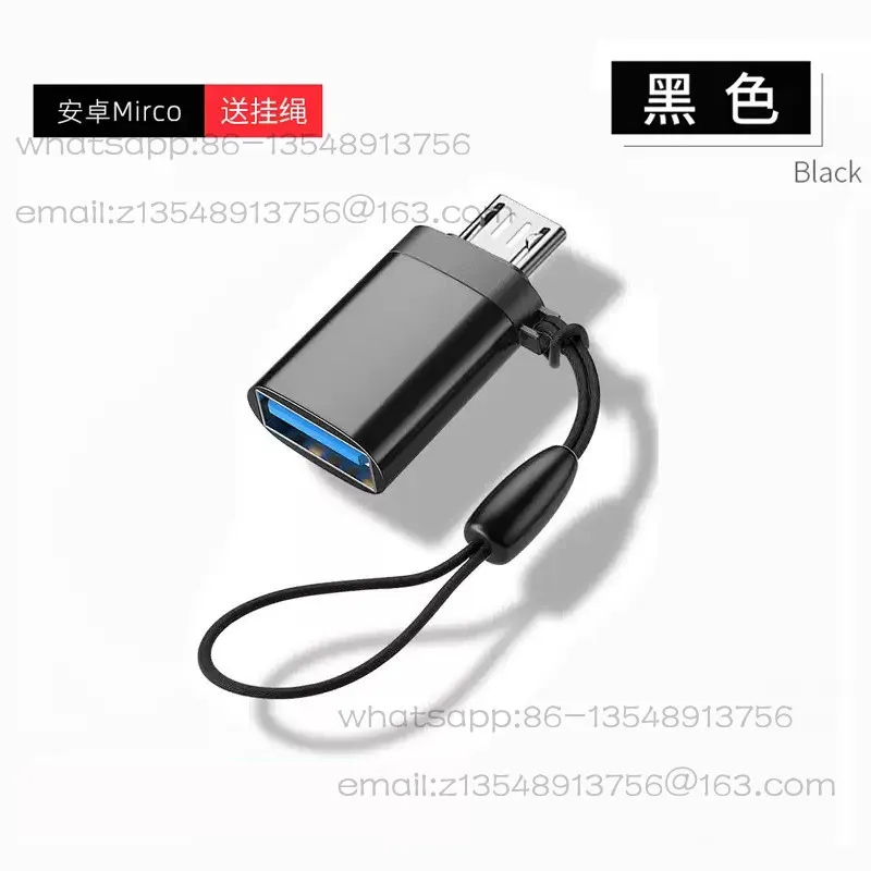 OTG adapter usb3.0 to Typec interface/Android micro USB camera with mobile phone converter