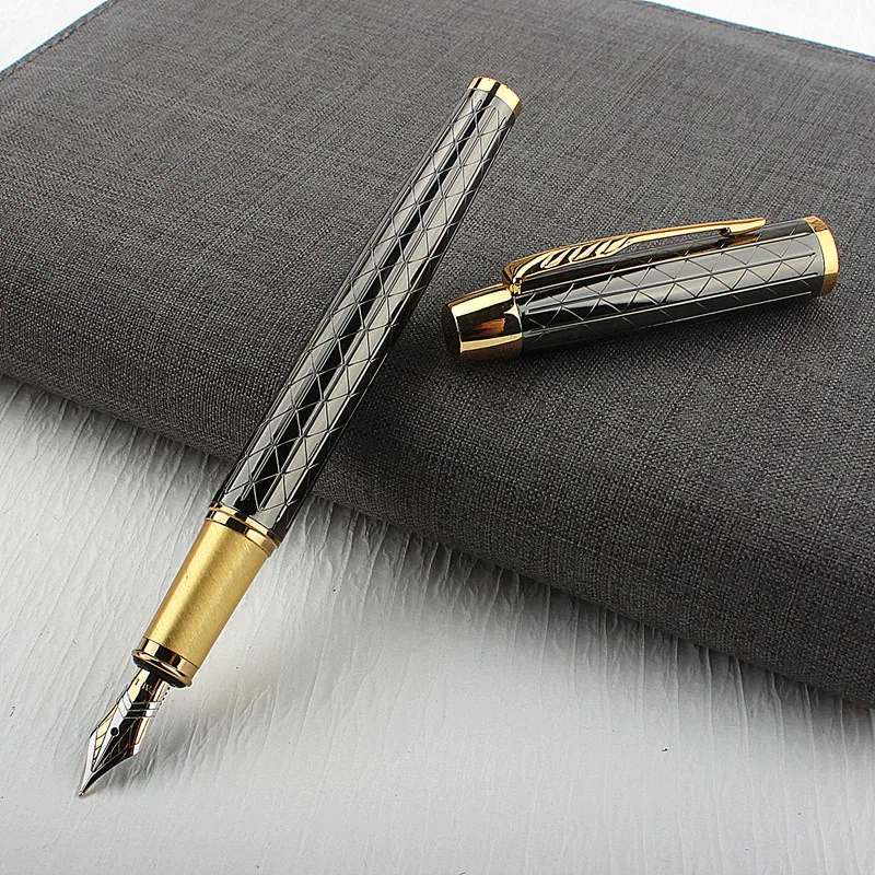 Luxury High Quality Brand 116 Classic Metal Fountain Pen Copper Gift 0.5MM NIB INK Calligraphy Pen