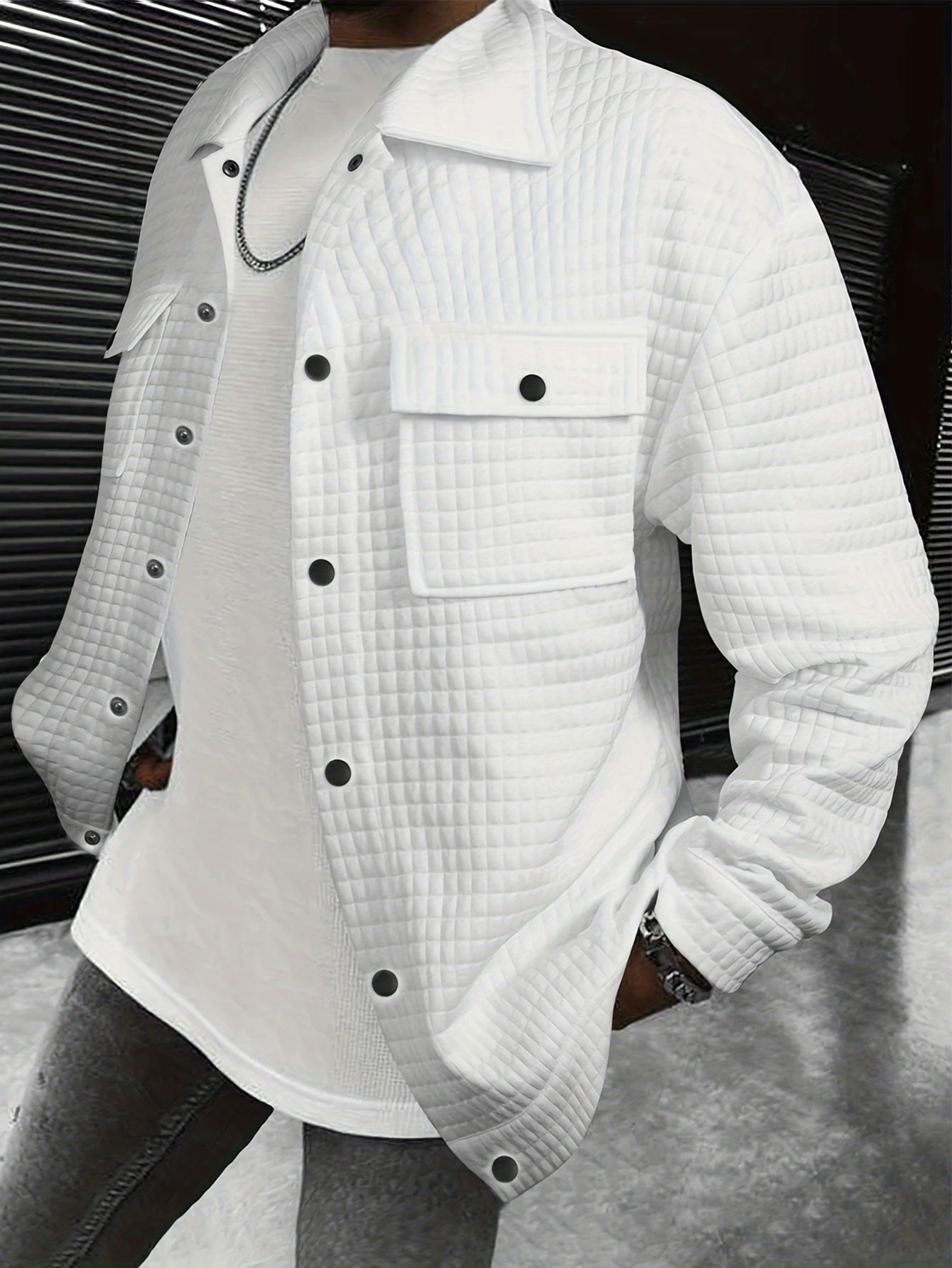 

Мужская повседневная клетчатая куртка, пальто, модная верхняя одежда, дизайн, универсальный стиль, подходит для отдыха и официальных мероприятий