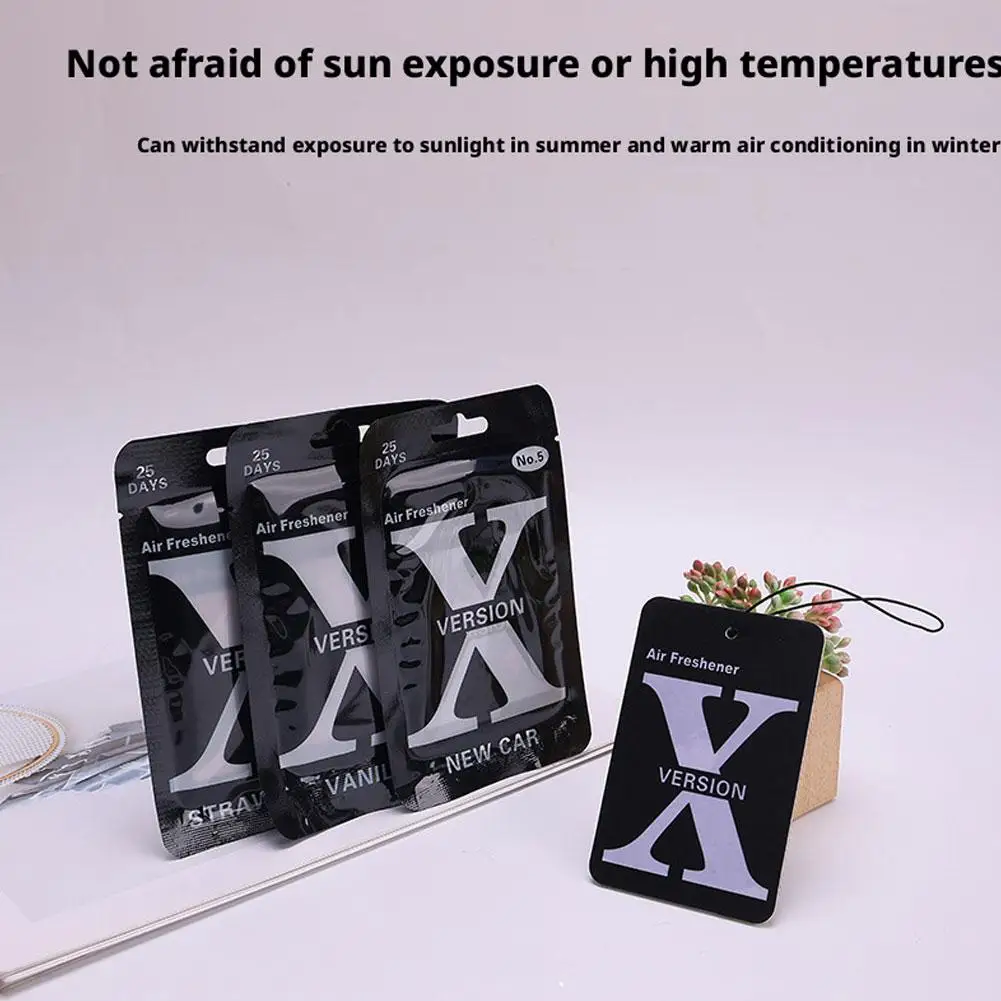 Car Aromatherapy Pendant Long-lasting Freshness Car Paper Fragrance Tablets Environmentally Friendly Solid Fragrance Tablets