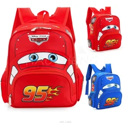 Hot Disney Kindergarten Cartoon Travel bag 3D Waterproof 95 Car Boys 2-5 Years Old Children Waterproof and lightweight Backpack