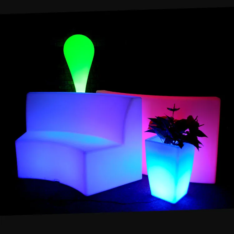 New curved sofa KTV box sofa chair, remote control charging luminous