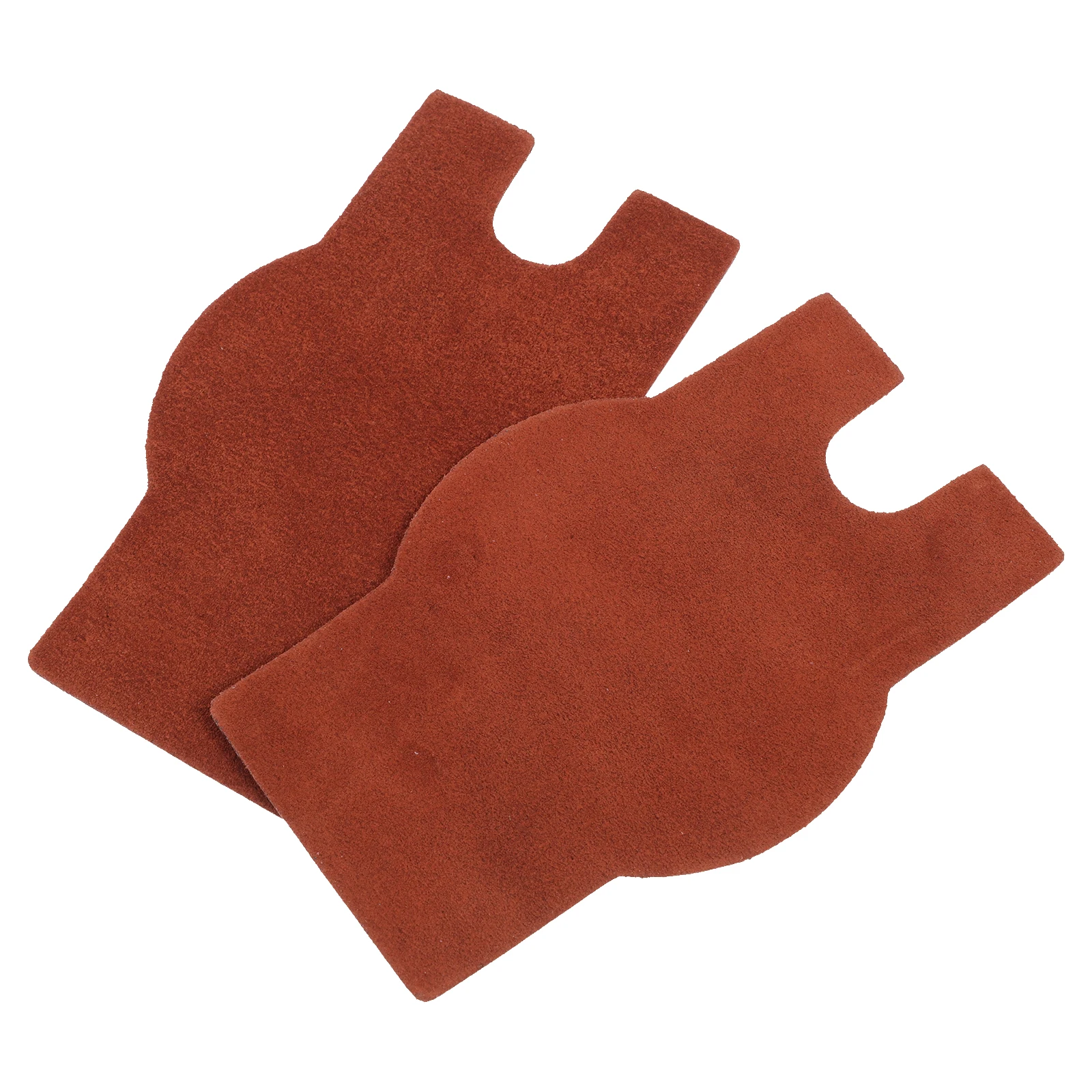 

2 Pcs Erhu Non-slip Mat Bottom Rest Anti-skid Cushion Violin Support Pad Cowhide
