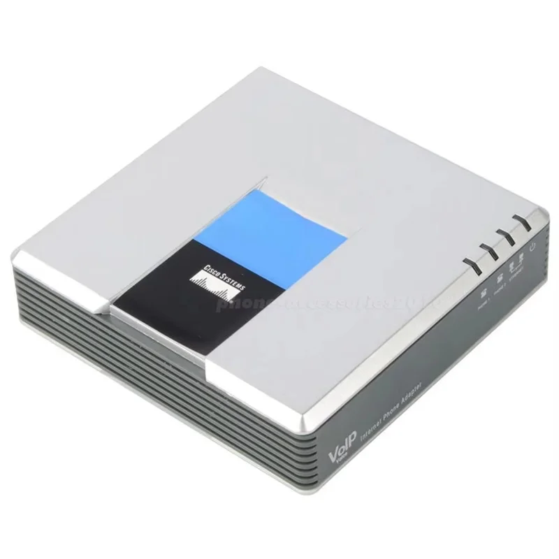 SIP Voip Phone Adapter PAP2T, Dual FXS Gateway, UNLOCKED PAP2-NA For Voip Systems, Comes With US Plug-Y47A