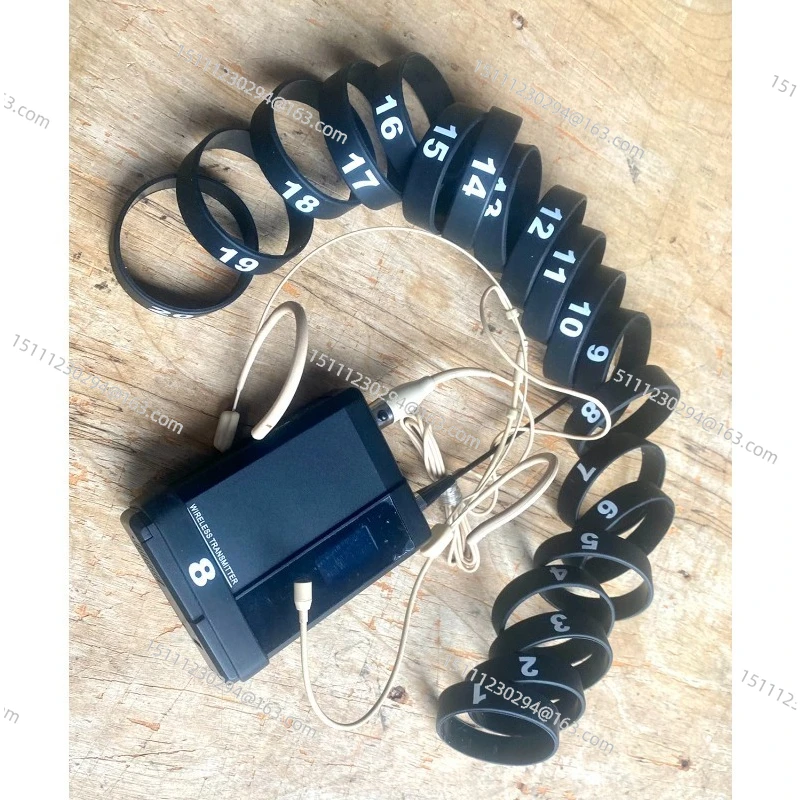 

Customizable Durable Mic Tag for Lavalier Headset - Comedy Performance.