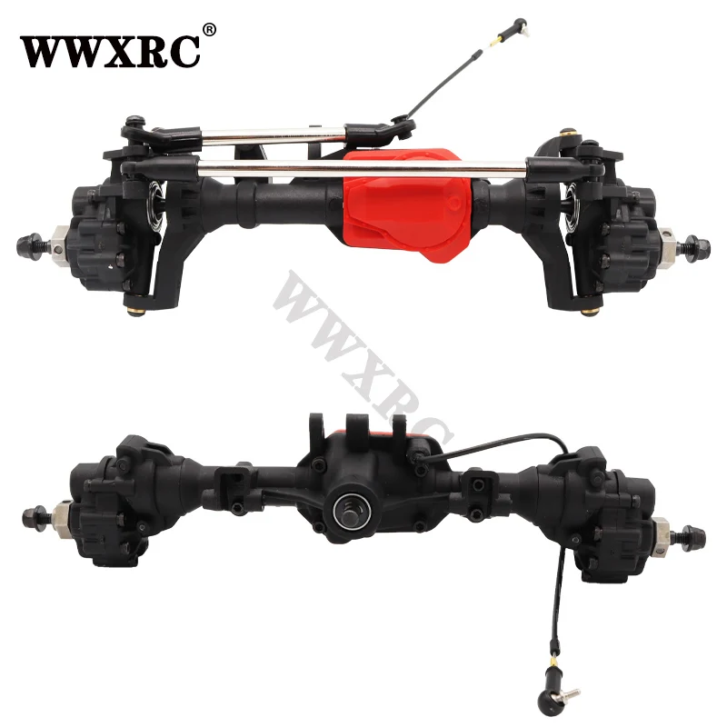 TRX4 Front Rear Differential Portal Axle with T-lock Head ball for 1:10 RC Crawler Car TRX-4 TRX4 Upgrade Parts