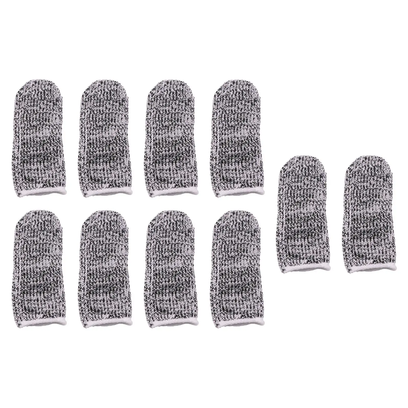 10 Stück Finger Daumen Handschuhe Finger Ärmel Garten Kompression Finger Ärmel Fingers pitze Abdeckung Bildhauerei Finger Daumen Kinder betten