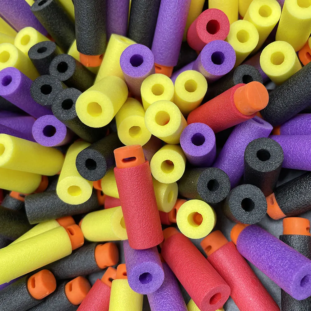 3.7cm mk curto macio bala eva brinquedo arma munição espuma de segurança esponja dura corpo balas acessório qj105