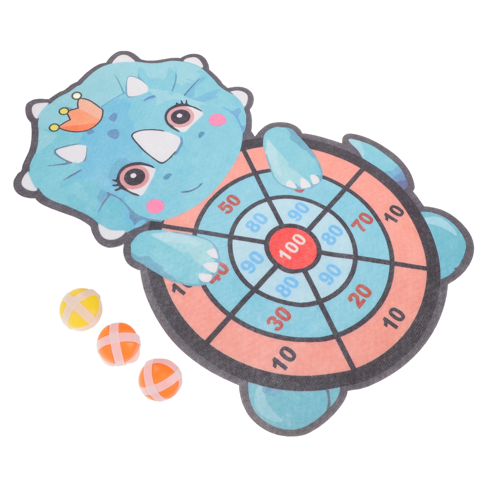 

Sticky Ball Dart Board Toy Kids Plaything Throwing Board Plastic Indoor Game Child Dinosaur Target H Eye Coordination Smooth