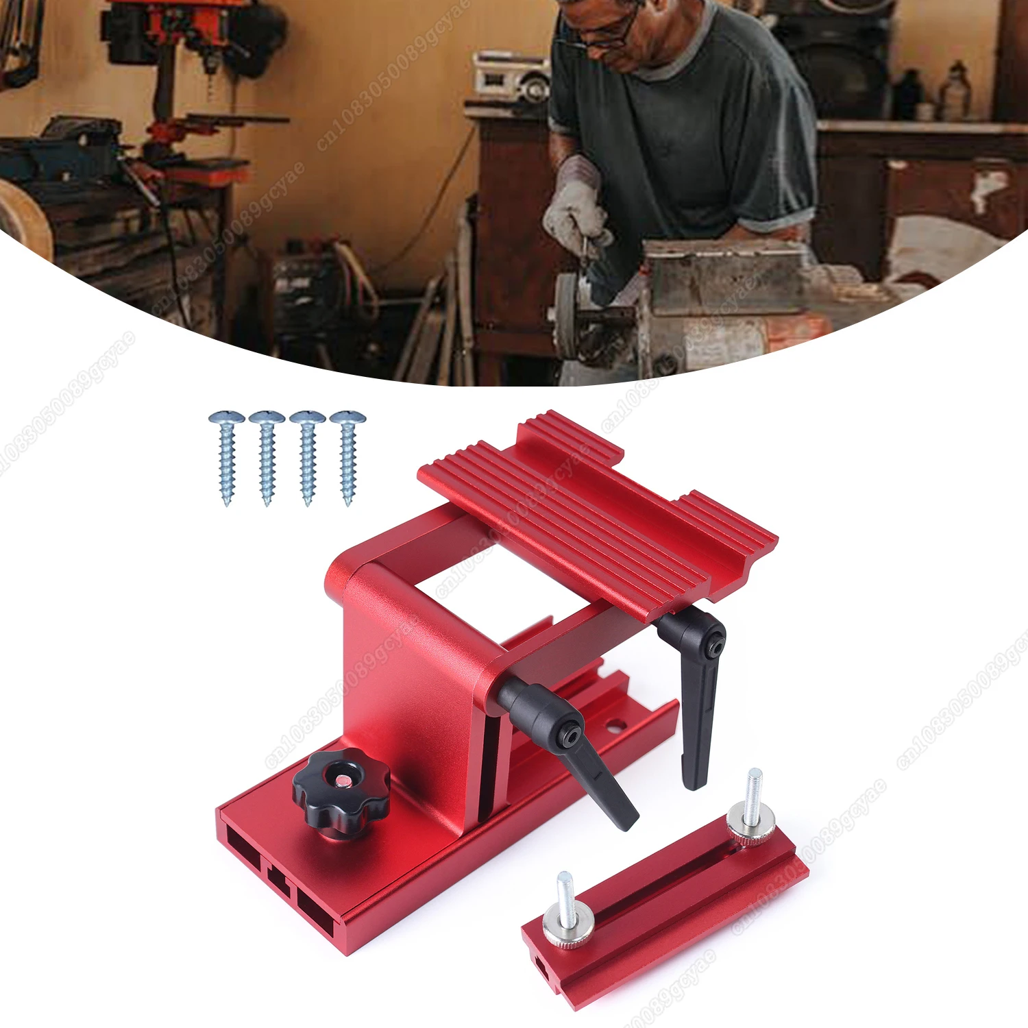 

Woodworking Adjustable Replacement Tool Rest Sharpening Jig For 6/8 inch Bench Grinders & Knife Sharpener System Tool