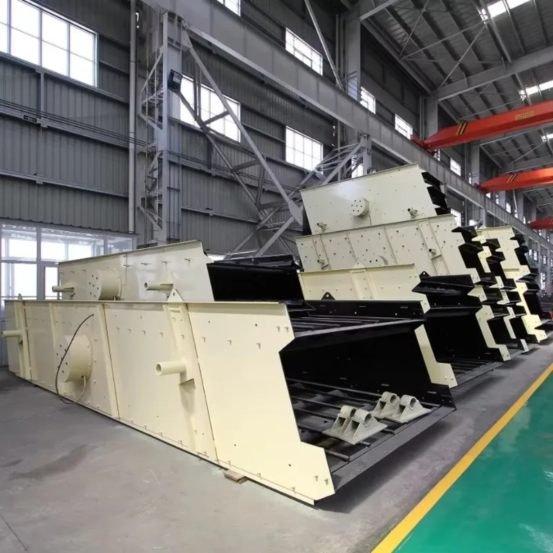 Deposit Price Vibrating Screen Quarry Mineral Sifting Sand Gravel Separation Ore Particle Grading Aggregate Processing Working
