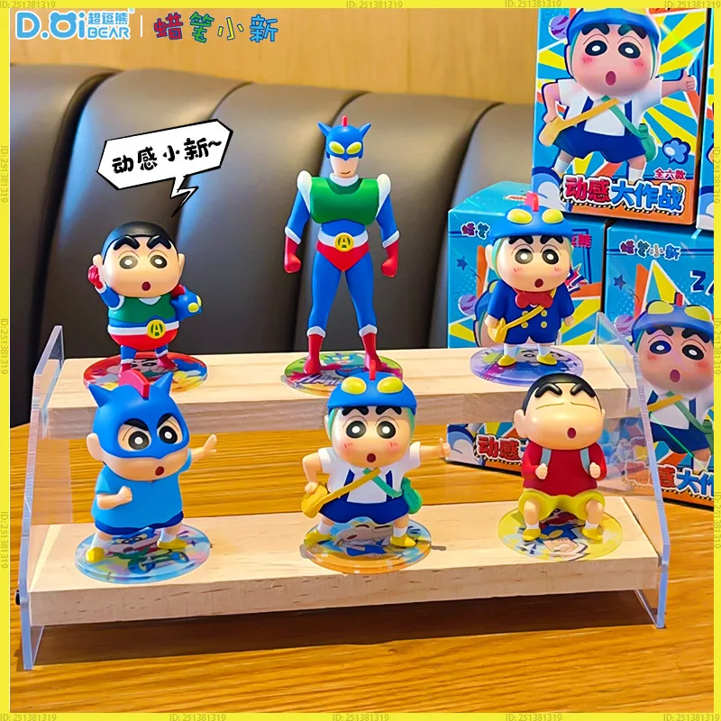 Genuine Cartoon Dynamic Battle Series Blind Box Toys Desktop Figurine Ornament Car Decoration Model Doll Cute Festival Bday Gift