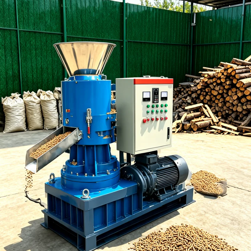 Customized Heavy Duty Pellet Mill Industrial Wood Pellet Machine for Sawdust Straw Biomass Pellets Making Plant