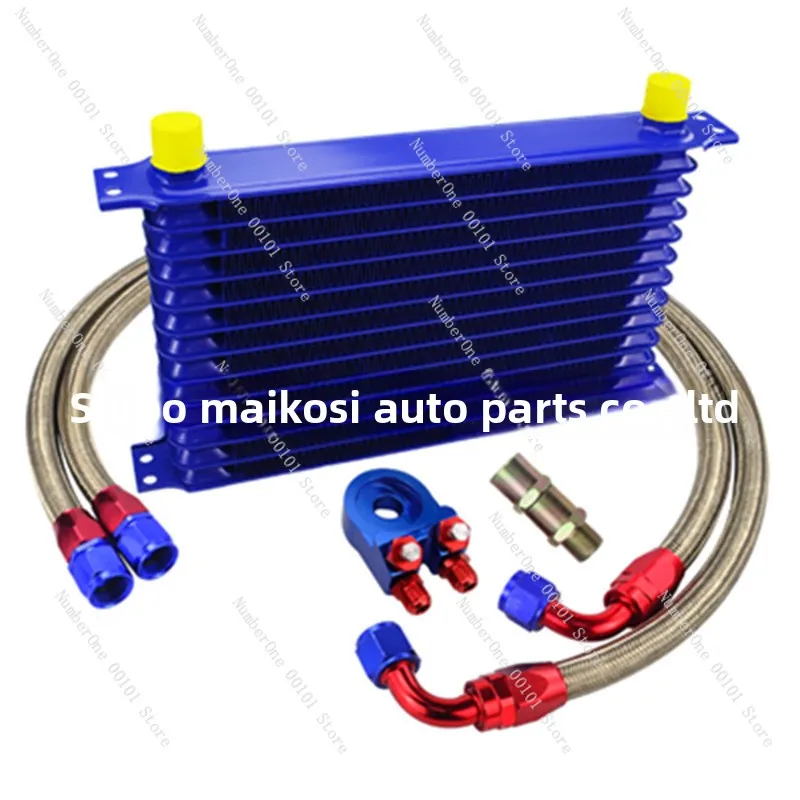 Car restoration  japanese style oil cooler 15 rows 15 layers 15rows engine gearbox oil cooler kit