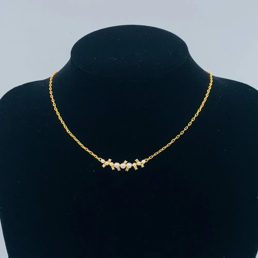 2025 موضة جديدة قلادة المرأة العنب الأبيض القزحية السكر مكعب قلادة #3