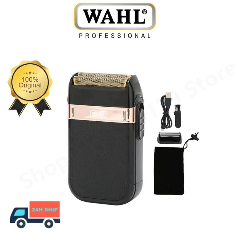 Original Wahl 8148 Compact Rechargeable Lithium Ion Shaver Kit Foil Professional Electric Shaver For Men Type-C USB Rechargeable