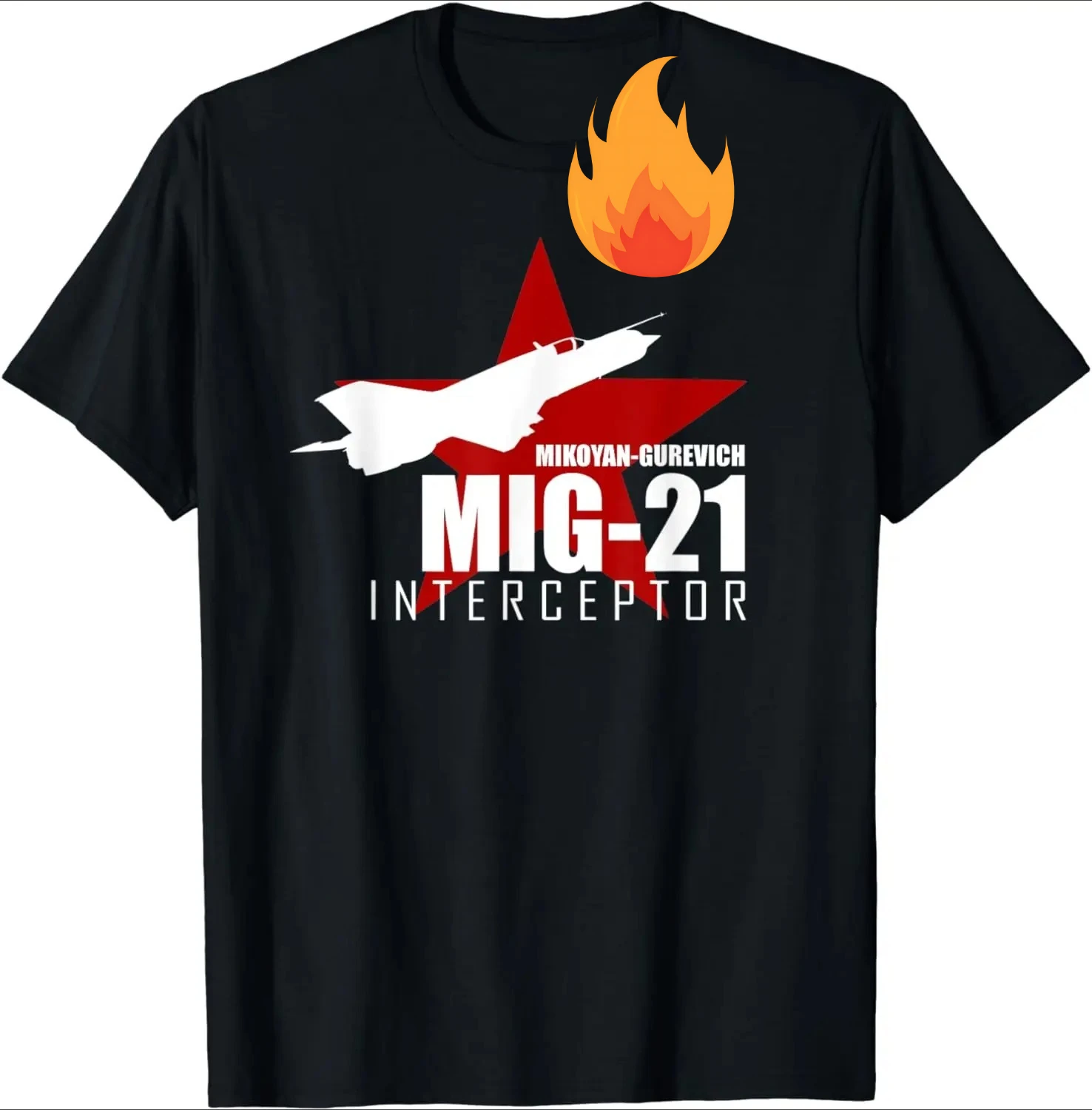 Soviet Russia Cold War MiG-21 Fishbed Multi-role Fighter T-Shirt 100% Cotton O-Neck Summer Short Sleeve Casual Mens T-shirt
