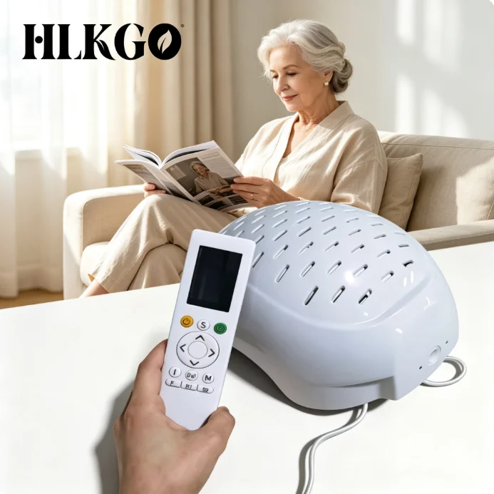 Stroke Alzheimer Brain Function Care – Clinical Grade 1070nm 436 Diodes Transcranial PBM Helmet Home