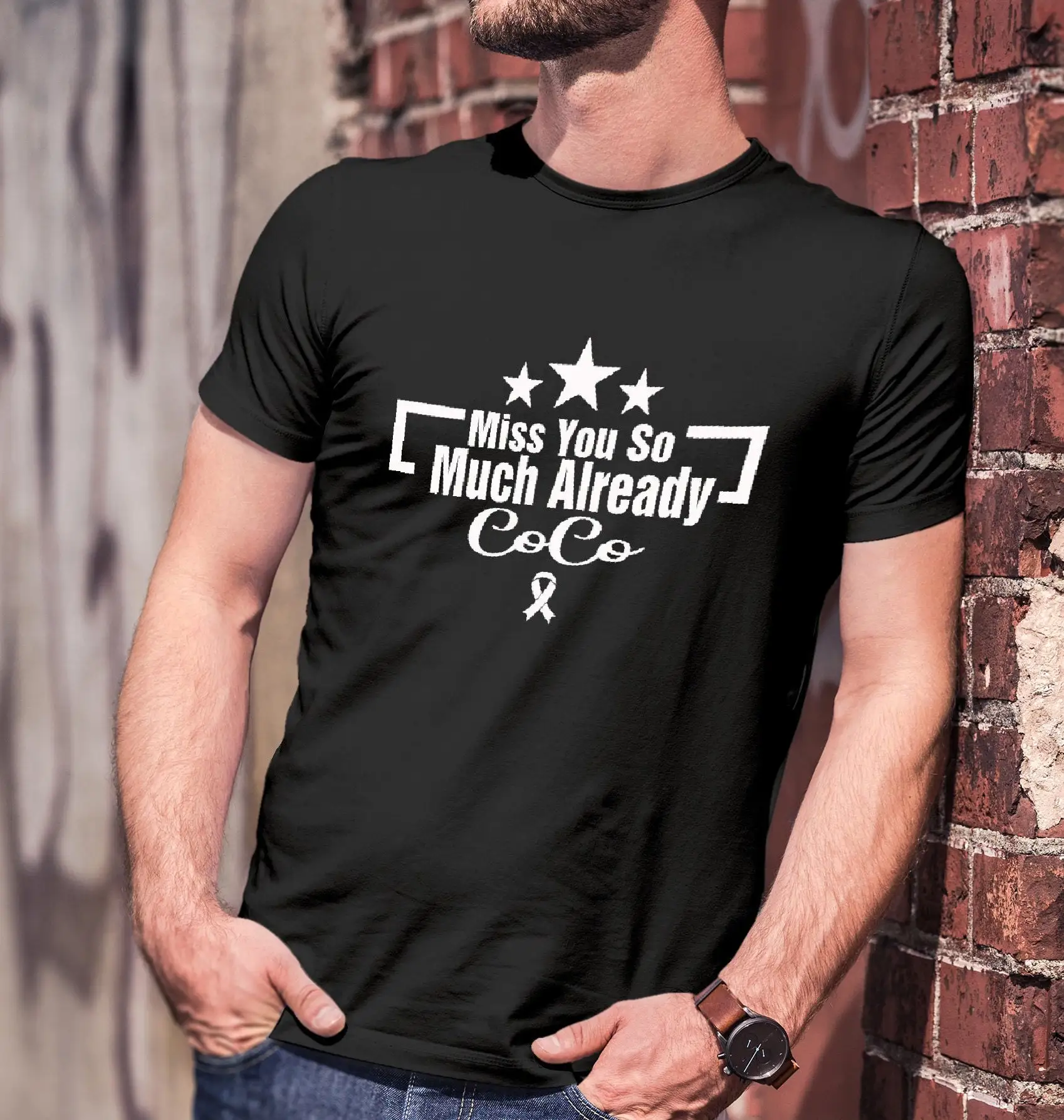 تي شيرت كوكو لي الموت والجنازة من Miss You كثيرًا لمحبي الحب التذكاري بالفعل RIP