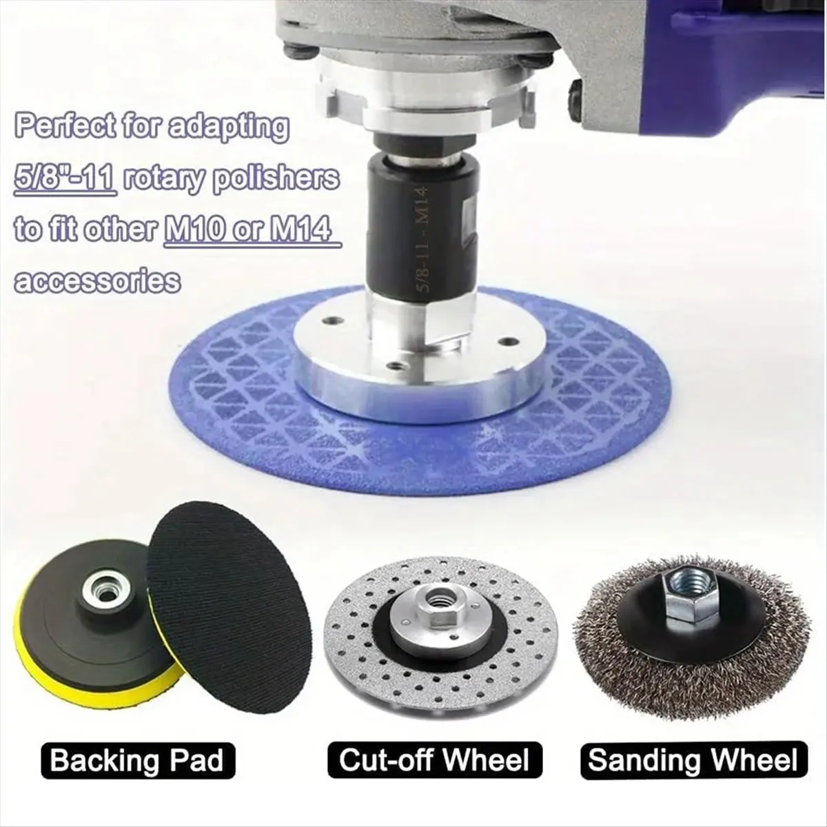 NEW 2pcs Metal Thread Adapter Set, 5/8