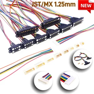 1/3/5 Pasang Pegas Pria Wanita Pitch 2.54 MM 2P 3 4 5 6 7 8 9 Tiang Melalui Lubang Konektor BTB PCB 2A Pin Pogo Magnetik DC 8 pin cc penjualan terbaik - №