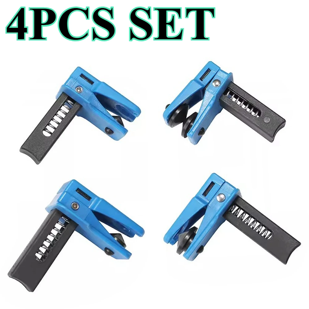 

4Pcs Hose Finisher Clamp Rubber Hose Pipe Clip Car Brake Oil Pipe Plug Automotive Brake Nozzle Clamp Car Accessories