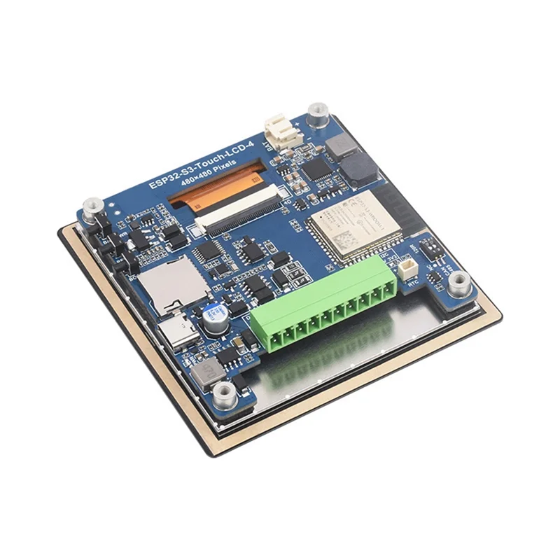 

【Подерна предложения】 ESP32-S3 4-дюймовая плата для разработки сенсорного экрана с квадратной емкостью 480X480 Wi-Fi Bluetooth HMI/LVGL GUI Development Bo