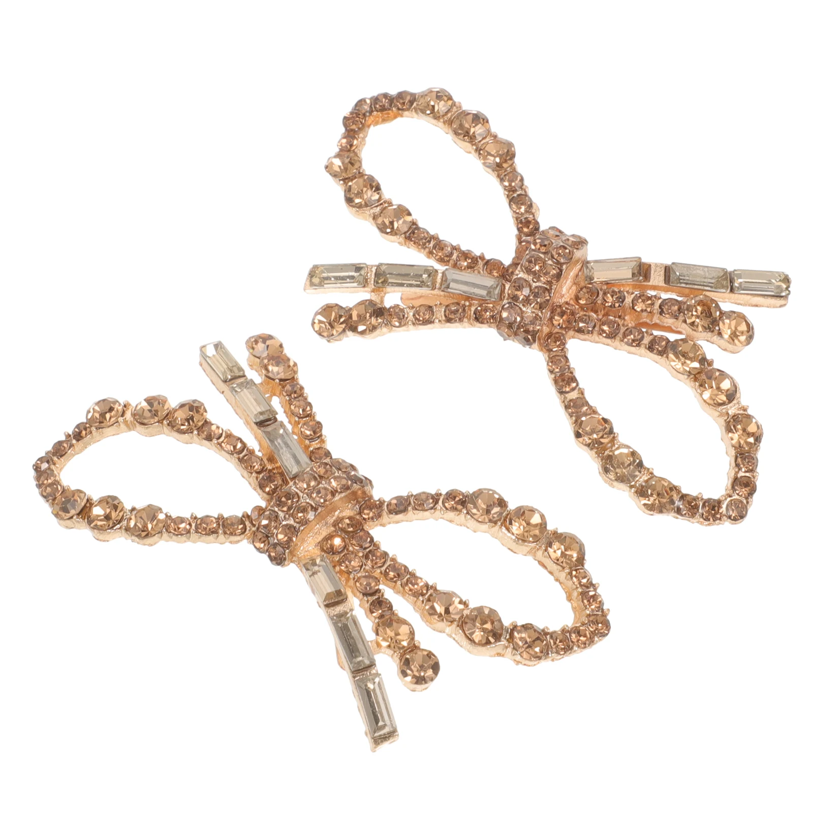 

1 Pair Bridal Shoe Clips Shoe Clips Yellow Bride Decorative Bridal Pumps Accessories Metal Buckle